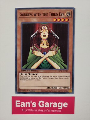 YuGiOh Goddess with the Third Eye 1st Ed SGX2-ENA05 Speed Duel GX Midterm P - MN-image