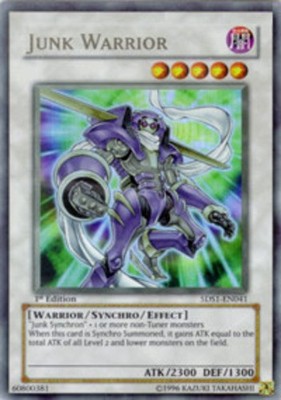 1x (HP) Junk Warrior - 5DS1-EN041 - Ultra Rare - 1st Edition  YuGiOh-image