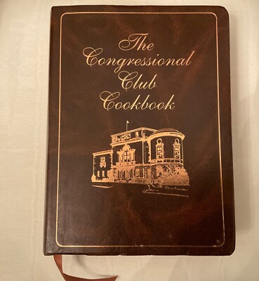 Signed! The Congressional Club Cookbook 14th Edition 2005 Gilt Edges Excellent-image
