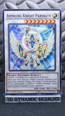 | Yugioh Avenging Knight Parshath LC5D-EN230 1st Edition Common NM 🔥 |-image