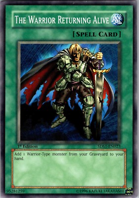 Yu-Gi-Oh The Warrior Returning Alive 5DS1-EN023 1st Edition Common Card LP-NM-image