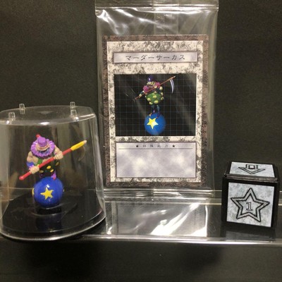 Yu-Gi-Oh! Dungeon Dice Monsters Murder Circus Figure Card Dice Case Used-image