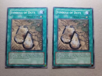 2x Symbols of Duty - 5DS1-EN030 - 1st Edition - YuGiOh-LP -image
