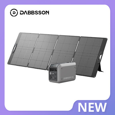 Dabbsson 1000L Portable Power Station 1008Wh 1200W Generator w/420W Solar Panel-image