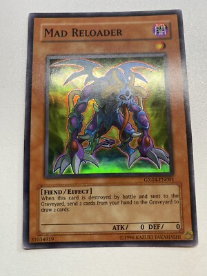 Yugioh Mad Reloader Super Rare Unlimited GX04-EN001 HP-image