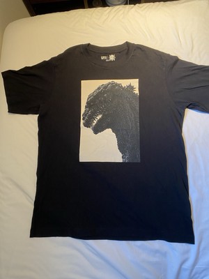 UNIQLO Godzilla World UT Mecha godzilla T-shirt Black from Japan Rare Kaiju L-image