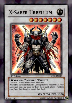 5D's Starter Deck 2009 #5DS2-EN043 X-Saber Urbellum-image