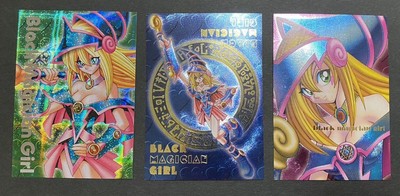 Yu-Gi-Oh! Dungeon Dice Monsters Black Magician Girl 3 Promo Cards Used-image