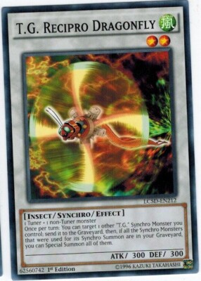 3 x T.G. Recipro Dragonfly - LC5D-EN212 - Common - 1st Edition Near Mint, Englis-image