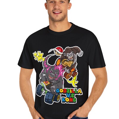 Godzilla vs King Kong Adult Unisex T-shirts - The New Empire-image