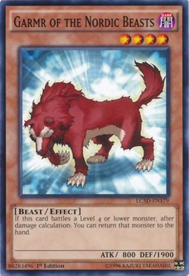 Garmr of the Nordic Beasts - LC5D-EN179 - Common - 1st Edition - Heavily Played-image