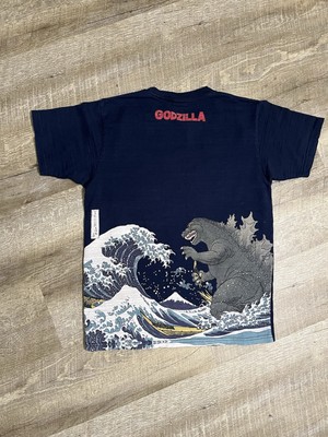 Toho Studios Godzilla Official Merchandise Size M Japanese shirt Discharge Print-image