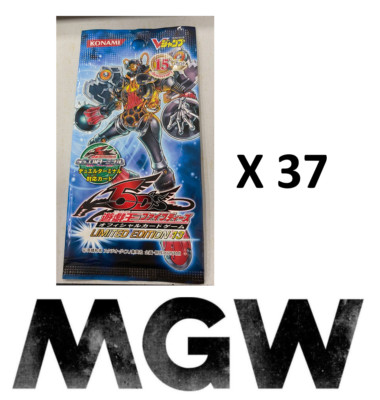 Yu Gi Oh! 5D's 15th Anniversary Limited Edition 13 JAP Packs x37 Factory Sealed-image