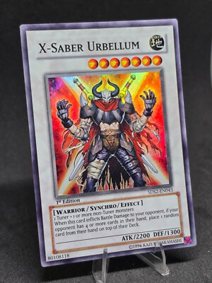Yu-Gi-Oh! X-Saber Urbellum 5DS2-EN043 1st Edition 5D's Super Rare NM-image
