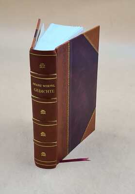 Gedichte. 1927 By Werfel, Franz, [Leather Bound]-image