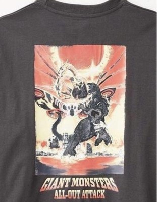 M L Godzilla Mothra King Ghidorah Giant Monsters All-Out Attack T-Shirt Movie Ve-image