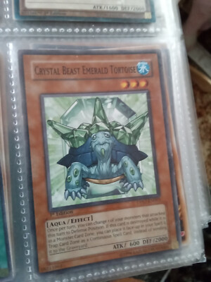 YuGiOh GX Trading Card Game Legendary Collection 2 Common Crystal Beast Emerald-image