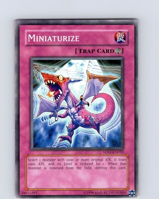 Yu-Gi-Oh TCG Miniaturize 5DS1-EN033 Unlimited Regular Common Card LP-image