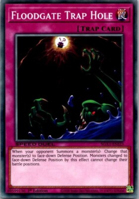 Floodgate Trap Hole SGX1-ENI23 Speed Duel GX: Duel Academy Box 1st Edition-image