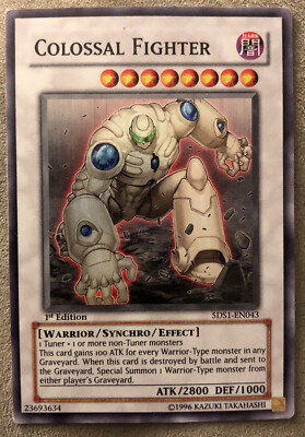 1996 Yu-Gi-Oh! Colossal Fighter 5DS1-EN043 1st Edition Low-Grade-image
