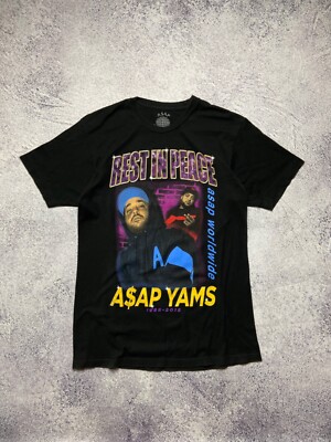 ASAP YAMS Rest In Peace T-shirt Rap Hip Hop Tee Music Merch Style-image