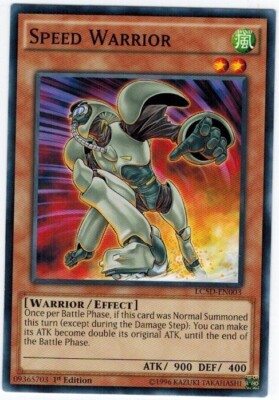 3 x Speed Warrior - LC5D-EN003 - Common - 1st Edition Near Mint, English-image