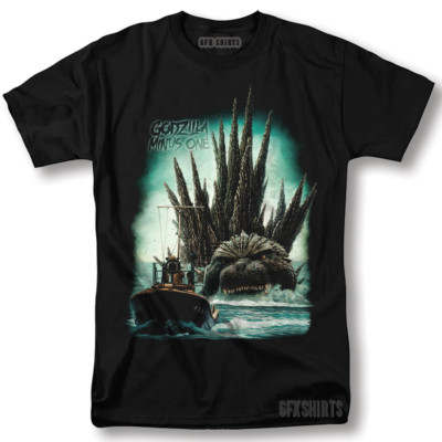 Godzilla Minus One Shirt Classic Movie Vintage Graphic Design T-Shirt-image