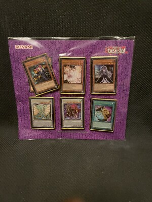 Yu Gi Oh Trading Card 25th Anniversary Pin Set Studio Dice 6 Pins sealed-image