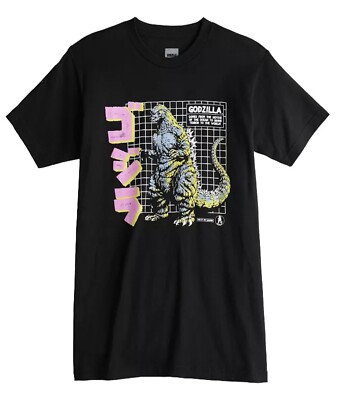 NWT Men’s Godzilla King of the Monsters Throwback T-Shirt Size Medium-image
