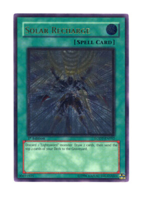 Solar Recharge - LODT-EN052 - Ultimate Rare - Unlimited Edition LP YuGiOh!  Boos-image