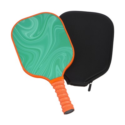 Graphite Pickleball Paddle Carbon Fiber Polymer Racket Sweat-Absorbing Grip-image