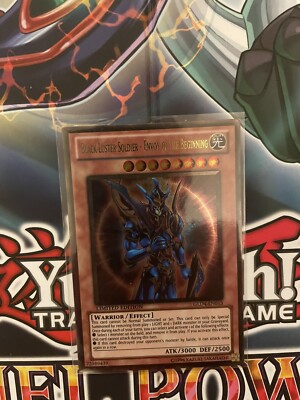 Yugioh  BLACK LUSTER SOLIDER ENVOY OF THE BEGINNING GLD4-EN013 LIMITED LP-image