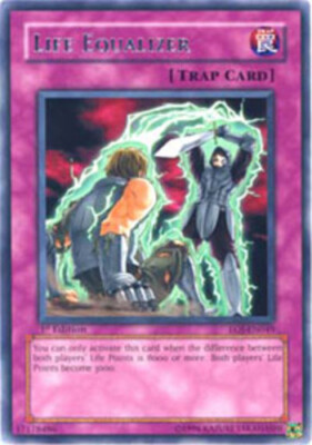 Life Equalizer - EOJ-EN049 - Rare - 1st Edition NM YuGiOh!  Booster Set Cards (G-image