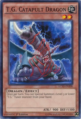 T.G. Catapult Dragon - LC5D-EN208 - Common - 1st Edition Moderately Played Legen-image