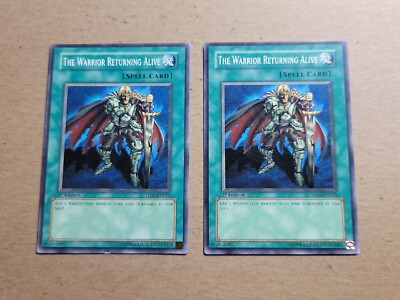 2x The Warrior Returning Alive - 5DS1-EN023 - 1st Edition - YuGiOh-LP -image