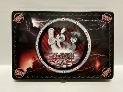 Yu-Gi-Oh! GX Embossed Metal Case Tin Plus One Card DVD Box-image