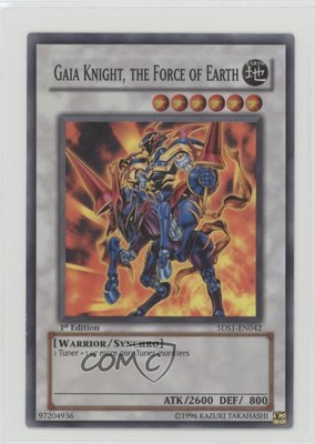 2008 Yu-Gi-Oh! 5D's Starter Deck 1st Edition Gaia Knight the Force of Earth u3f-image