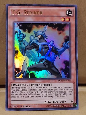 T.G. Striker - LC5D-EN206 TG Striker - Ultra Rare Yugioh! Holo Foil Nice!-image
