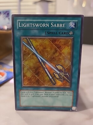 YUGIOH LIGHTSWORN SABRE TDGS-EN059 SUPER LIGHT PLAYED -image