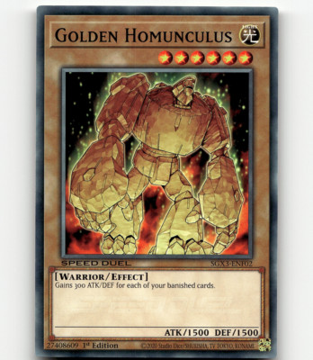 Yugioh Golden Homunculus Speed Duel GX: Duelists of Shadows-image