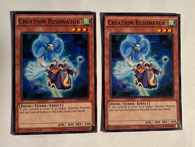 2x (NM) Creation Resonator - LC5D-EN065 - Common - 1st Edition  YuGiOh-image
