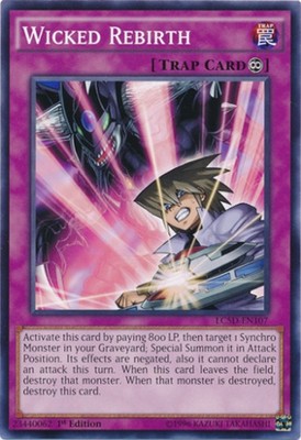 Wicked Rebirth - LC5D-EN107 - Common - 1st Edition - Moderately Played-image