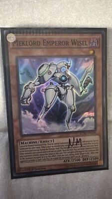 Yugioh Misprint Meklord Emperor Wisel LC5D-EN168 Super Rare 1st Edition-image