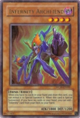 Yugioh! MP Infernity Archfiend - WC09-EN001 - Ultra Rare - Limited Edition Moder-image