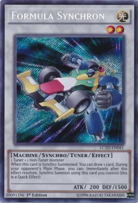 Formula Synchron - LC5D-EN041 - Secret Rare - 1st Edition Near Mint Legendary Co-image