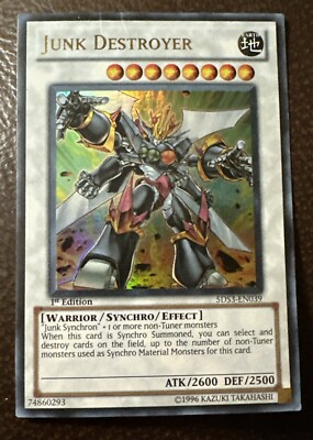 Yu-Gi-Oh! Junk Destroyer Ultra Rare 1st Edition 5DS3-EN039-image