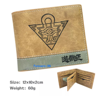 Cosplay Yu-Gi-Oh Anime Shield PU Wallet Fashion Leather Folding Wallet Gift Prop-image