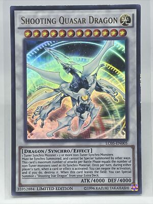 Yu-Gi-Oh! Shooting Quasar Dragon LC05-EN005 Ultra Rare Limited Edition NM-image