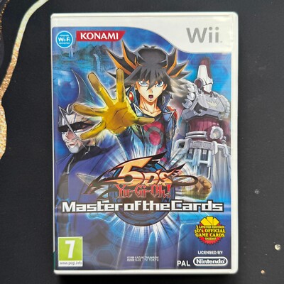 YuGiOh 5D's Master of the Cards CIB Complete In Box NO CARDS Nintendo Wii 5Ds-image
