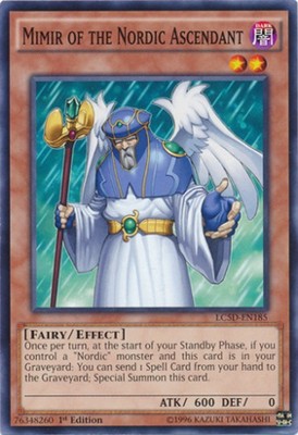 Mimir of the Nordic Ascendant - LC5D-EN185 - Common - 1st Edition - Heavily Play-image